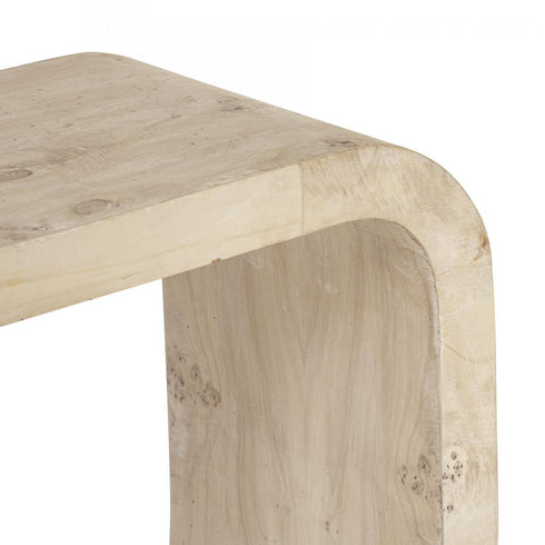 Elk Clip Console Table in White Burl Model: H0895-10849