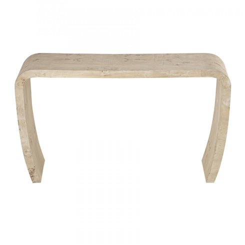 Elk Clip Console Table in White Burl Model: H0895-10849