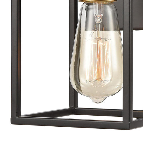 Elk Cloe VANITY LIGHT in Matte Black Finish Model: 46630/1
