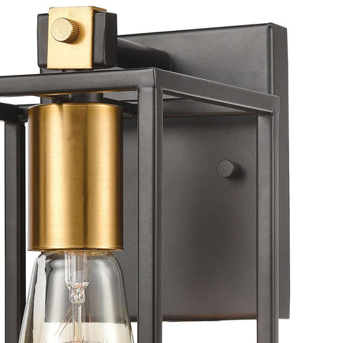 Elk Cloe VANITY LIGHT in Matte Black Finish Model: 46630/1