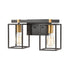 Elk Cloe VANITY LIGHT in Matte Black Finish Model: 46631/2