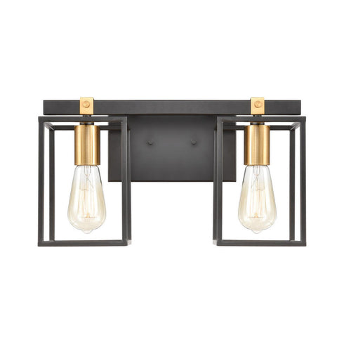 Elk Cloe VANITY LIGHT in Matte Black Finish Model: 46631/2