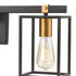 Elk Cloe VANITY LIGHT in Matte Black Finish Model: 46632/3