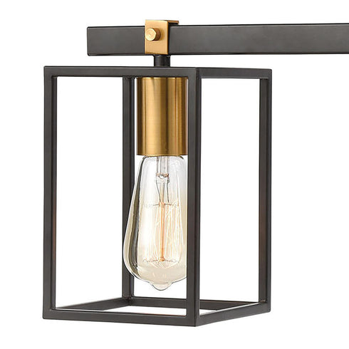 Elk Cloe VANITY LIGHT in Matte Black Finish Model: 46632/3