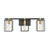 Elk Cloe VANITY LIGHT in Matte Black Finish Model: 46632/3