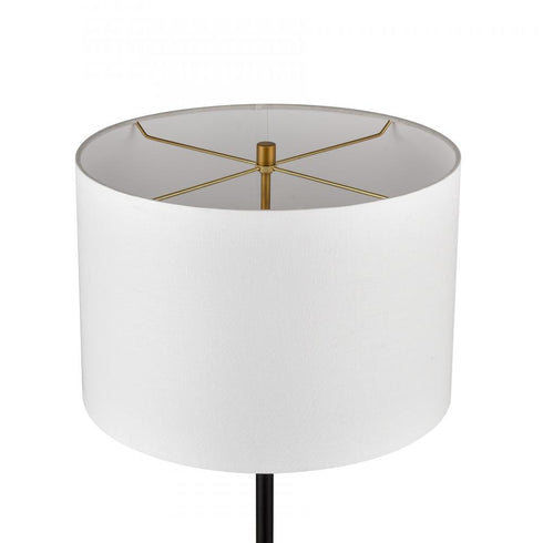 Elk Clubhouse 29 Inch High 2 Light Table Lamp Black in Matte Black Finish Model: D3120WHT