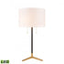 Elk Clubhouse 29 Inch High 2 Light Table Lamp Black Includes LED Bulbs in Matte Black Finish Model: D3120WHT-LED