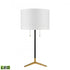 Elk Clubhouse 29 Inch High 2 Light Table Lamp Black Includes LED Bulbs in Matte Black Finish Model: D3120WHT-LED