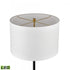 Elk Clubhouse 29 Inch High 2 Light Table Lamp Black Includes LED Bulbs in Matte Black Finish Model: D3120WHT-LED