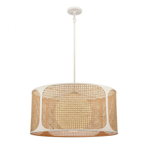 Elk Coastal Breeze 27 Inch Wide 1 Light Pendant in White Coral Model: 63106/1