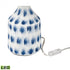 Elk Colmar 18 Inch High 1 Light Table Lamp in Blue Includes LED Bulb Model: S019-7270-LED
