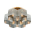 Elk Compartir SEMI FLUSH MOUNT in Polished Nickel Finish Model: 21109/7
