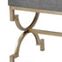 Elk Comtesse BENCH OTTOMAN in Gray Finish Model: 3169-130