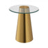 Elk Cone Accent Table in Brass Finish Model: H0895-10540