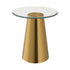 Elk Cone Accent Table in Brass Finish Model: H0895-10540