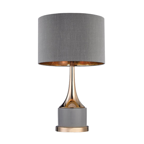 Elk Cone Neck TABLE LAMP in Gray Finish Model: D2748