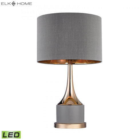 Elk Cone Neck TABLE LAMP in Gray Finish Model: D2748-LED