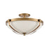 Elk Connelly SEMI FLUSH MOUNT in Natural Finish Model: 89116/4