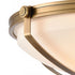 Elk Connelly SEMI FLUSH MOUNT in Natural Finish Model: 89116/4