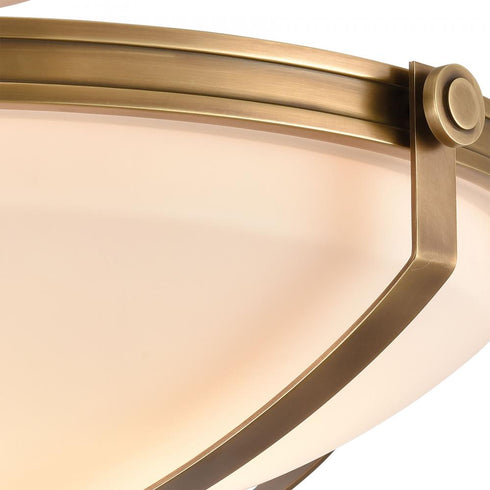 Elk Connelly SEMI FLUSH MOUNT in Natural Finish Model: 89116/4