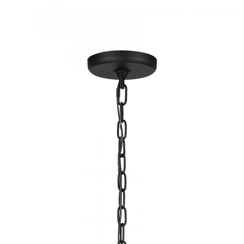 Elk Continuance 26 Inch Wide 6 Light Pendant in Charcoal Model: 82026/6
