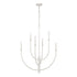 Elk Continuance 30 Inch Wide 6 Light Chandelier in White Coral Model: 82017/6