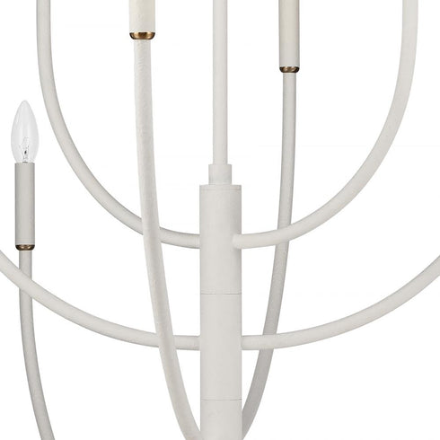 Elk Continuance 42 Inch Wide 10 Light Chandelier in White Coral Model: 82019/10
