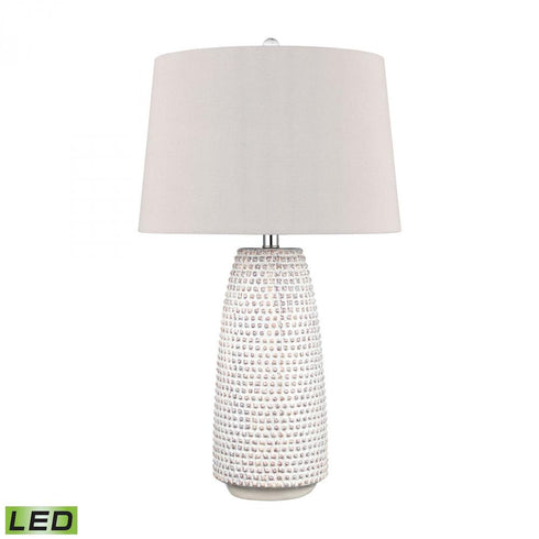 Elk Copeland 29 Inch High 1 Light Table Lamp in White Includes LED Bulb Model: S0019-8028-LED