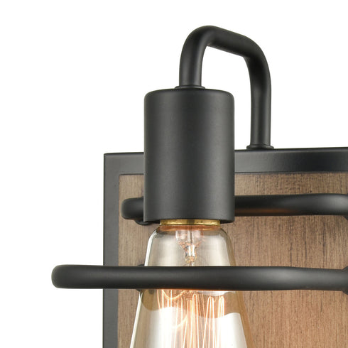 Elk Copley VANITY LIGHT in Matte Black Finish Model: 45483/1