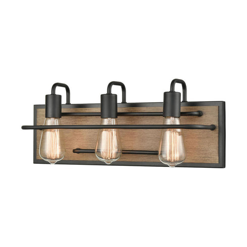 Elk Copley VANITY LIGHT in Matte Black Finish Model: 45485/3