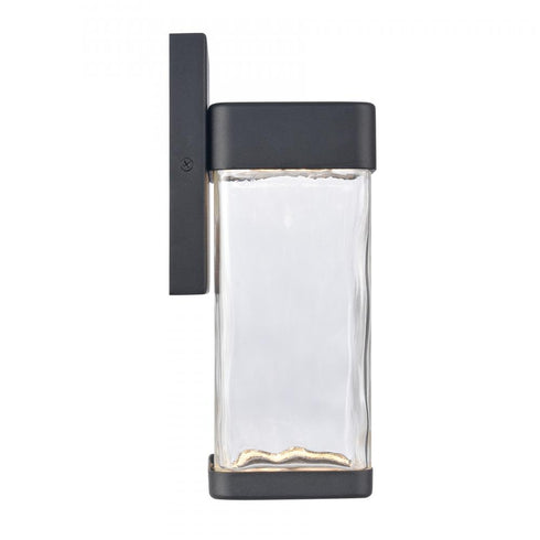 Elk Cornice 9.75 Inch High Integrated LED Outdoor Sconce Charcoal Black Model: 89480/LED