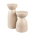 Elk Corre Candleholder Small (4 pack) (4 pack) in Cream Finish Model: S0017-10054