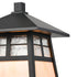 Elk Cottage 1 Light POST MOUNT in Matte Black Finish Model: 87054/1