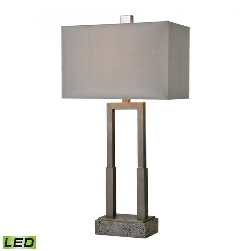 Elk Courier 32 Inch High 1 Light Table Lamp Pewter Includes LED Bulb in Natural Finish Model: D4687-LED