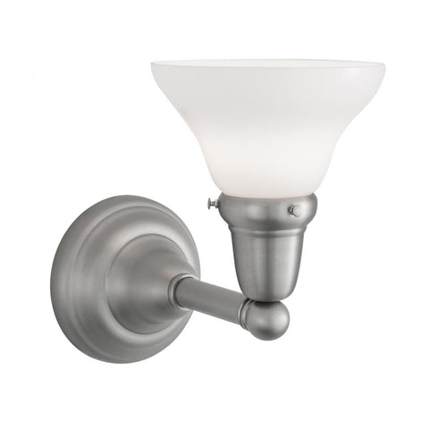 Elk Coventry 9 Inch High 1 Light Sconce in Brushed Nickel Model: 8124-BN-SO