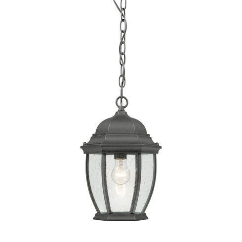 Elk Covington 1 Light HANGING in Black Finish Model: SL92337