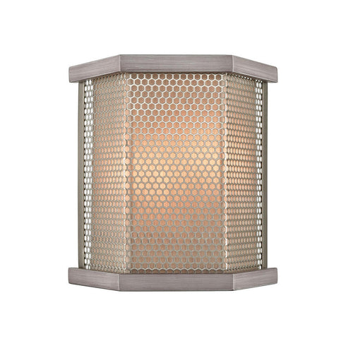 Elk Crestler 2 Light SCONCE in Weathered Zinc Polished Nickel Polished Nickel Finish Model: 15661/2