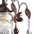 Elk Cristallo Fiore VANITY LIGHT in Deep Rust Finish Model: 7042/3