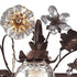 Elk Cristallo Fiore VANITY LIGHT in Deep Rust Finish Model: 7042/3