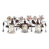 Elk Cristallo Fiore VANITY LIGHT in Deep Rust Finish Model: 7042/3