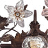 Elk Cristallo Fiore VANITY LIGHT in Deep Rust Finish Model: 7042/3