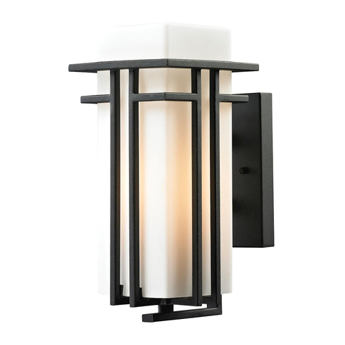 Elk Croftwell SCONCE in Textured Matte Black Finish Model: 45085/1