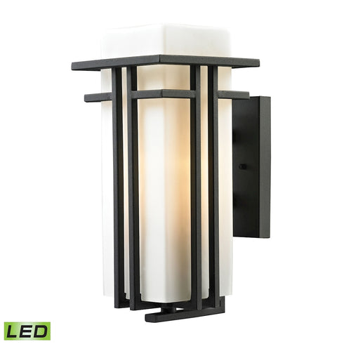 Elk Croftwell SCONCE in Textured Matte Black Finish Model: 45086/1-LED