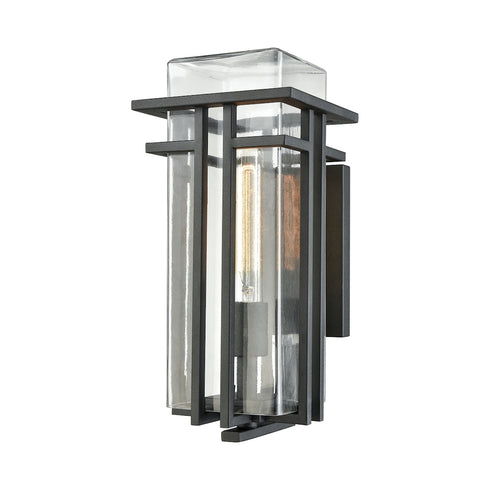 Elk Croftwell SCONCE in Textured Matte Black Finish Model: 45186/1