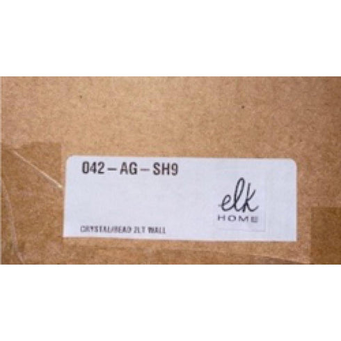 Elk Crysta Bead 2 Light Wall Model: 042-AG-SH9