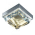 Elk Crystal Mini Crystal 6.5 Inch Wide Integrated LED Flush Mount Brushed Nicke Satin Brass in Brushed Nickel Finish Model: 5379-BNSB-CL