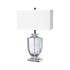 Elk Crystal Rectangular Urn Table Lamp in Clear Finish Model: 722