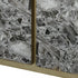 Elk Crystalline COFFEE TABLE in Gray Agate Finish Model: 1114-409