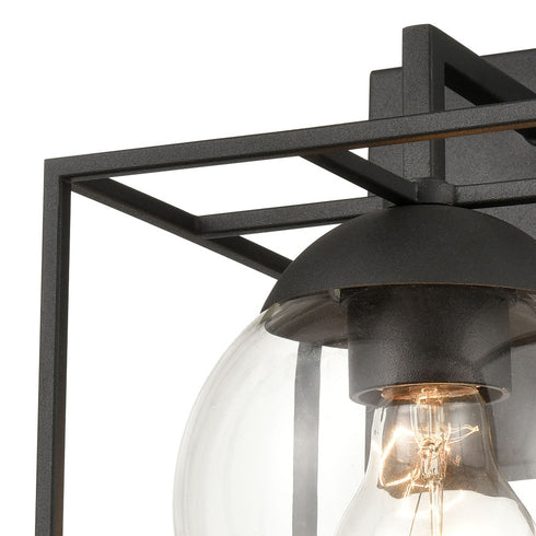 Elk Cubed SCONCE in Charcoal Finish Model: 47320/1