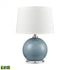 Elk Culland 22 Inch High 1 Light Table Lamp in Blue Includes LED Bulb Model: H019-7222-LED